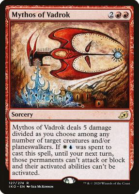 Mythos of Vadrok card from Ikoria: Lair of Behemoths