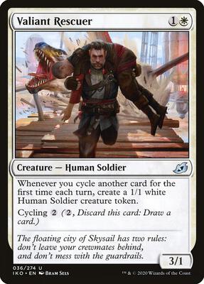 Valiant Rescuer card from Ikoria: Lair of Behemoths