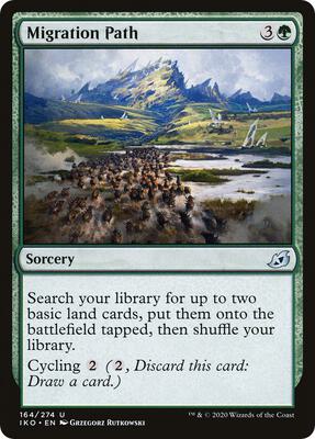 Migration Path card from Ikoria: Lair of Behemoths