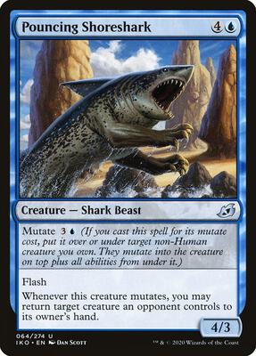 Pouncing Shoreshark card from Ikoria: Lair of Behemoths