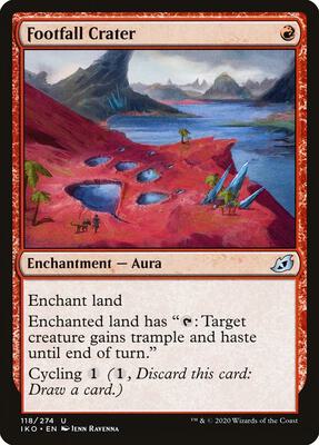 Footfall Crater card from Ikoria: Lair of Behemoths