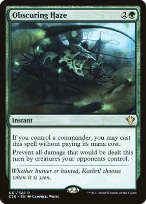 Obscuring Haze card from Commander 2020