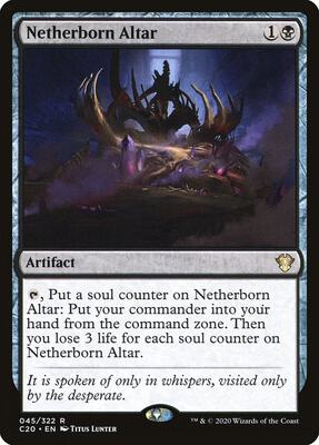 Netherborn Altar card from Commander 2020