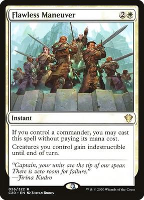 Flawless Maneuver card from Commander 2020