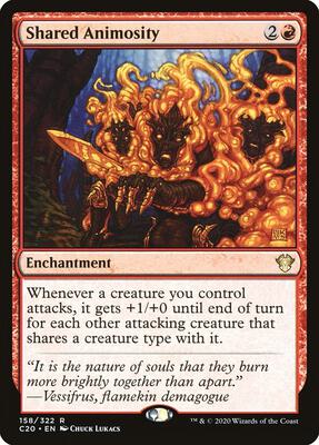 Shared Animosity card from Commander 2020