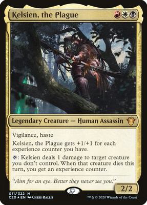 Kelsien, the Plague card from Commander 2020
