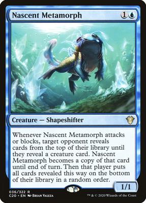 Nascent Metamorph card from Commander 2020