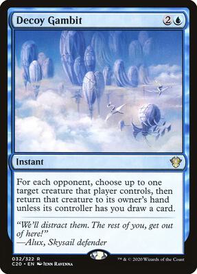 Decoy Gambit card from Commander 2020