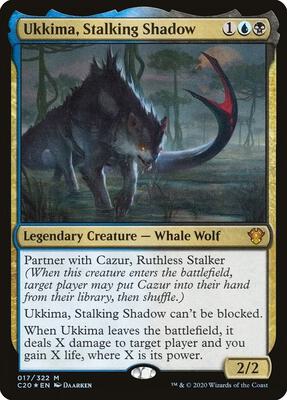 Ukkima, Stalking Shadow card from Commander 2020