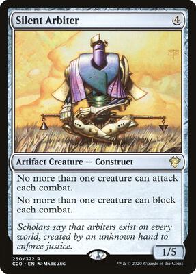 Silent Arbiter card from Commander 2020