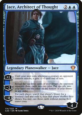 Jace, Architect of Thought card from Commander 2020