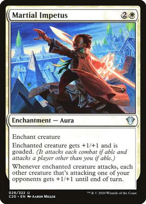 Martial Impetus card from Commander 2020