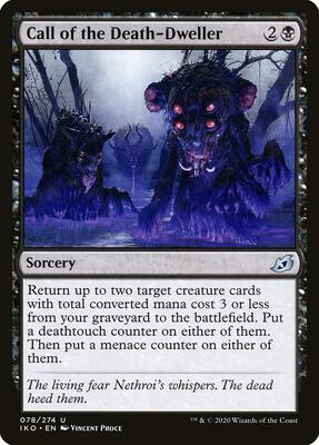 Call of the Death-Dweller card from Ikoria: Lair of Behemoths