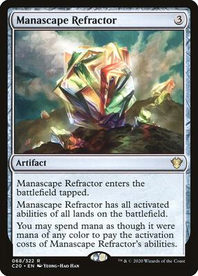 Manascape Refractor card from Commander 2020