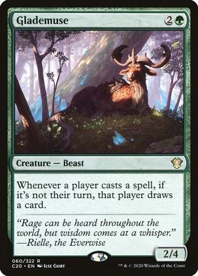 Glademuse card from Commander 2020