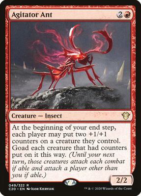 Agitator Ant card from Commander 2020