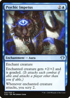 Psychic Impetus card from Commander 2020