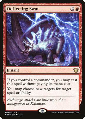 Deflecting Swat card from Commander 2020