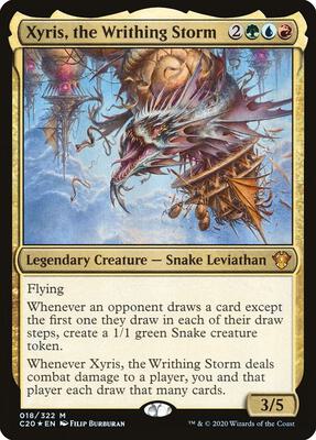 Xyris, the Writhing Storm card from Commander 2020