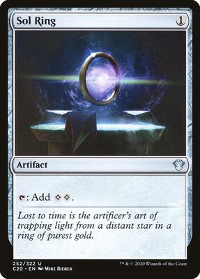 Sol Ring card from Commander 2020