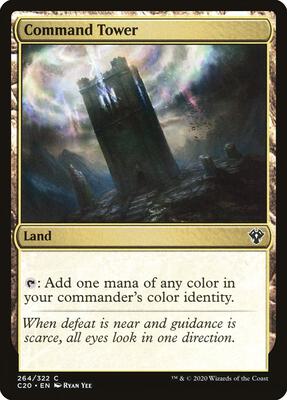 Command Tower card from Commander 2020