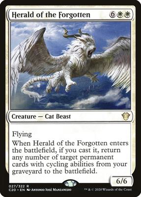 Herald of the Forgotten card from Commander 2020
