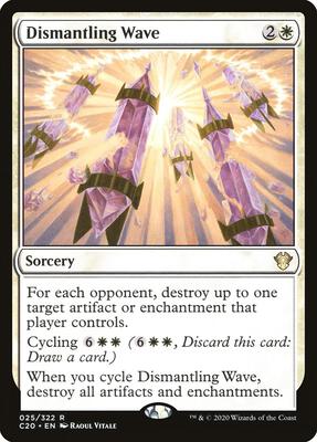 Dismantling Wave card from Commander 2020