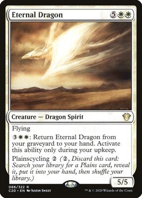 Eternal Dragon card from Commander 2020