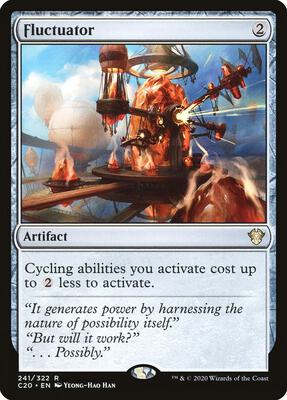 Fluctuator card from Commander 2020