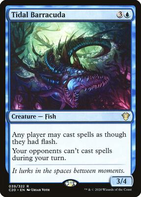 Tidal Barracuda card from Commander 2020