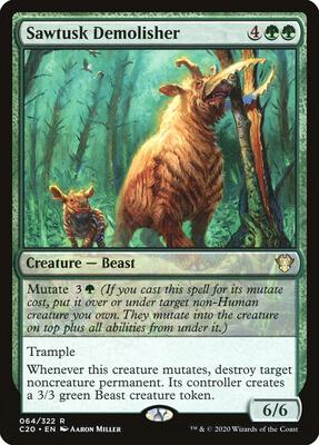 Sawtusk Demolisher card from Commander 2020
