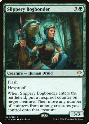 Slippery Bogbonder card from Commander 2020