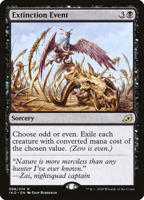 Extinction Event card from Ikoria: Lair of Behemoths