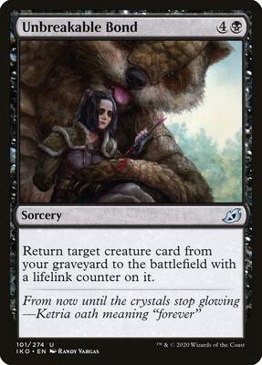 Unbreakable Bond card from Ikoria: Lair of Behemoths
