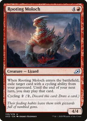 Rooting Moloch card from Ikoria: Lair of Behemoths