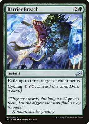 Barrier Breach card from Ikoria: Lair of Behemoths