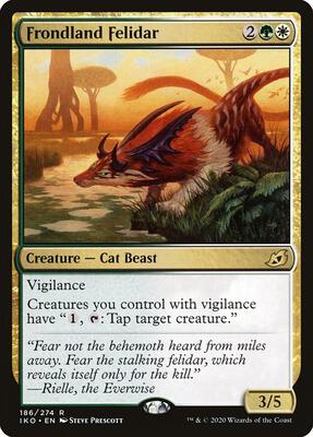 Frondland Felidar card from Ikoria: Lair of Behemoths