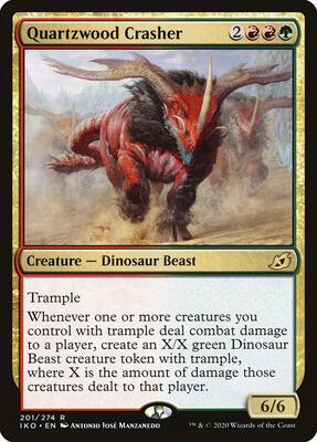 Quartzwood Crasher card from Ikoria: Lair of Behemoths