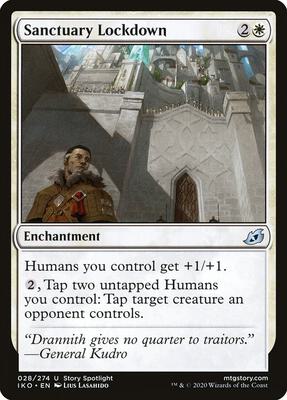 Sanctuary Lockdown card from Ikoria: Lair of Behemoths