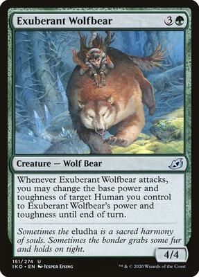 Exuberant Wolfbear card from Ikoria: Lair of Behemoths