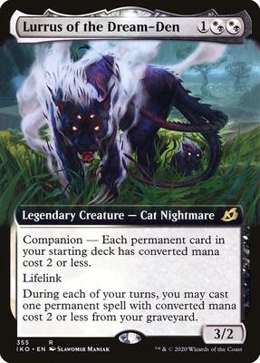 Lurrus of the Dream-Den (Extended Art) card from Ikoria: Lair of Behemoths