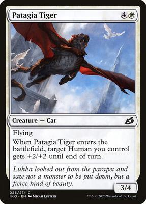 Patagia Tiger card from Ikoria: Lair of Behemoths