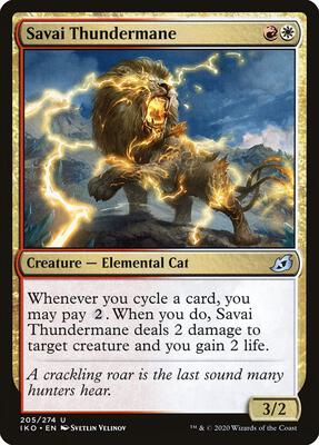 Savai Thundermane card from Ikoria: Lair of Behemoths