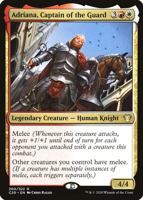 Adriana, Captain of the Guard card from Commander 2020