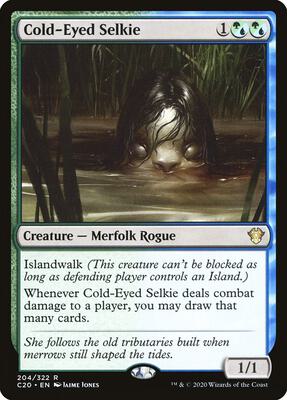 Cold-Eyed Selkie card from Commander 2020