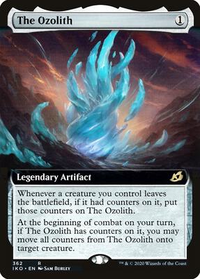 The Ozolith (Extended Art) card from Ikoria: Lair of Behemoths