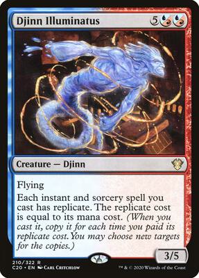 Djinn Illuminatus card from Commander 2020