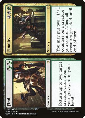 Find // Finality card from Commander 2020