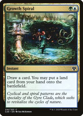 Growth Spiral card from Commander 2020