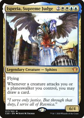 Isperia, Supreme Judge card from Commander 2020